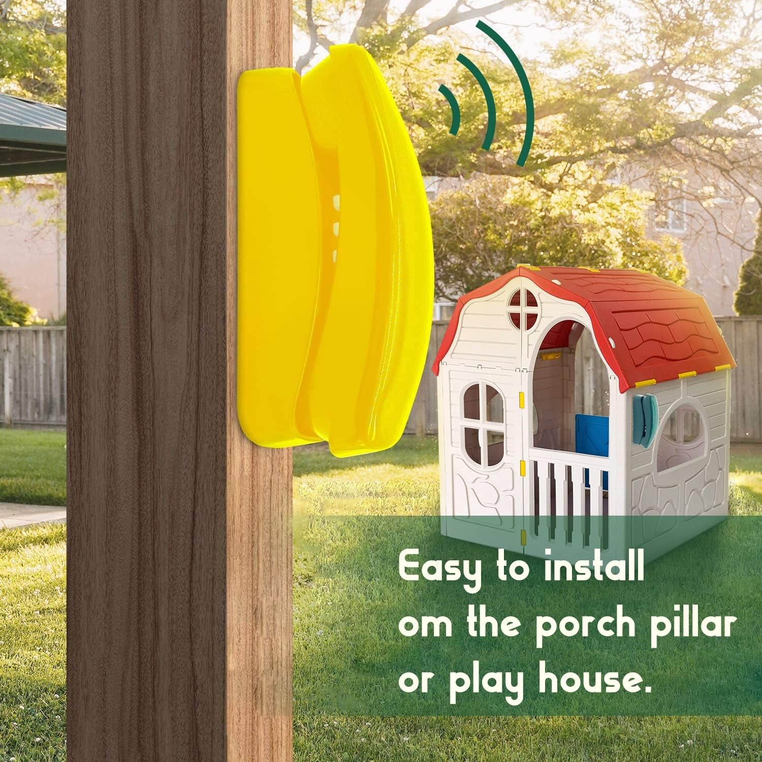 Toy Phone for Kids Swing Set Phone Pretend Phones and Learning Education Phones Plastic Telephone Creative Children Play Phone for Toddlers Baby Cell Phone Playhouse Phone (Yellow)
