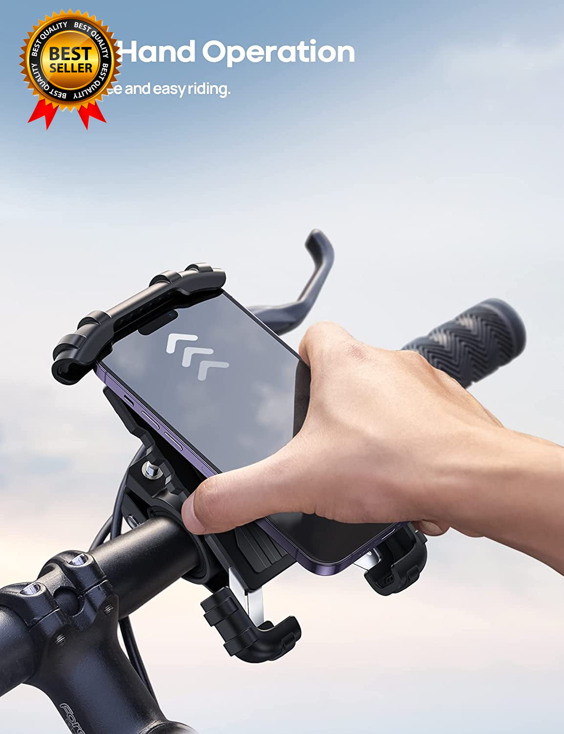 Bike Phone Holder Motorcycle Mount Motorcycle Phone Holder Handlebar Cell Phone