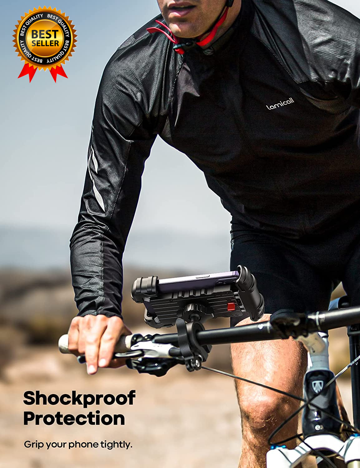 Bike Phone Holder Motorcycle Mount Motorcycle Phone Holder Handlebar Cell Phone