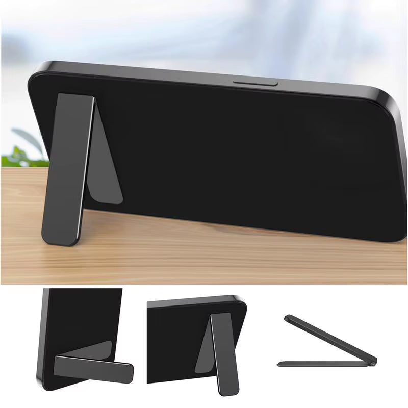 Phone Kickstand Attachment Foldable Phone Stand Ultra-Thin Aluminum Alloy Mobile Phone Holder Mini Kickstand Foldable Phone
